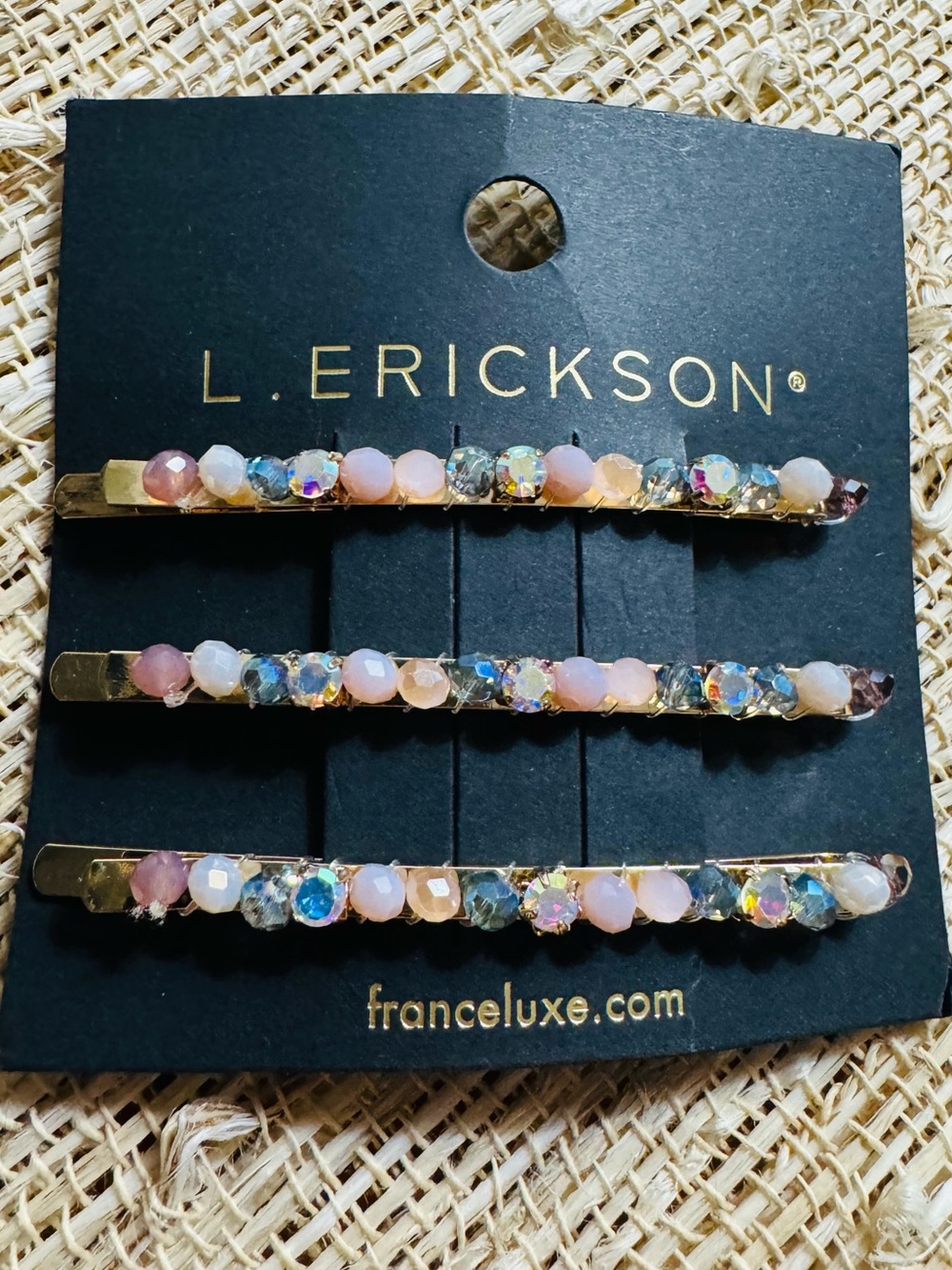 L. Erickson 3-Pack Jolene Bobby Pin Set